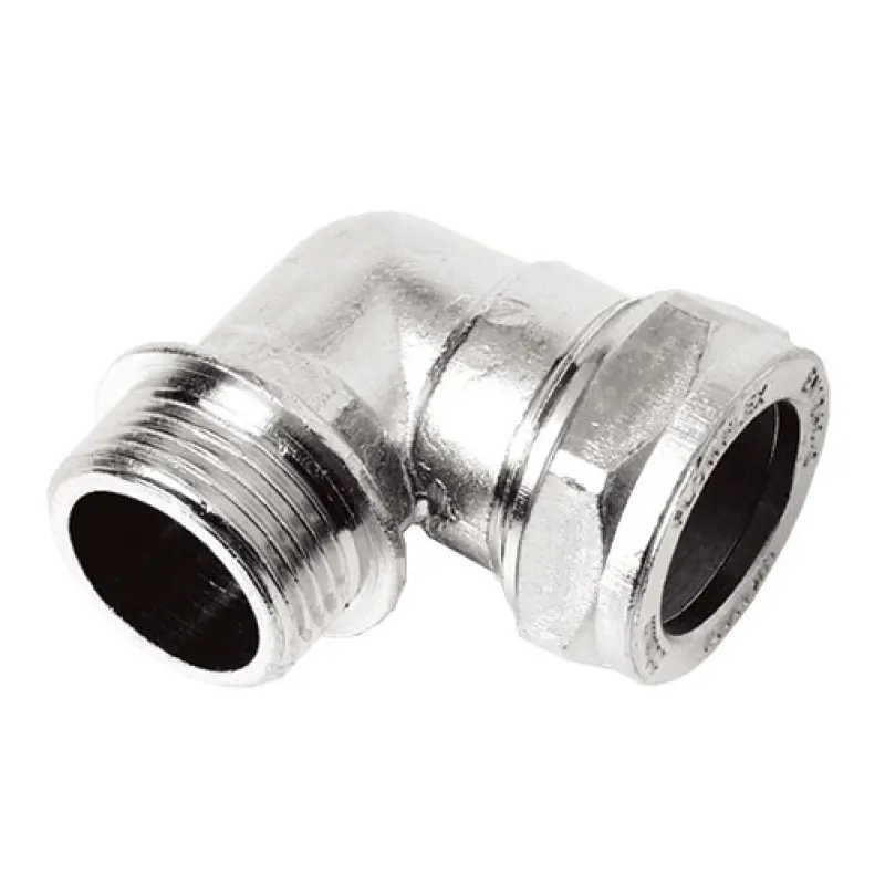 Joelho 90º bicone Flowflex 22 mm x 1/2" M Joelho 90º bicone Flowflex 22 mm x 1/2" M