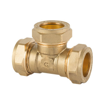 Tê simples bicone Flowflex 28 mm