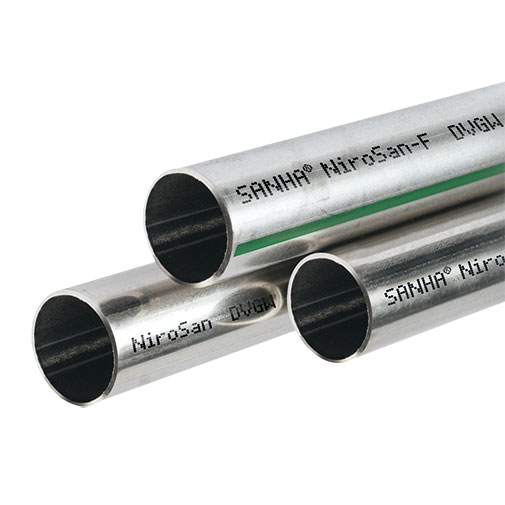 Tubo inox AISI 316L Sanha Nirosan 15 x 1,0 mm vara 6 m Tubo inox AISI 316L Sanha Nirosan 15 x 1,0 mm vara 6 m