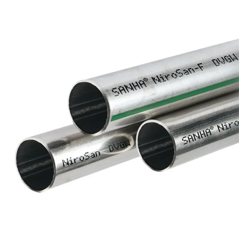 Tubo inox AISI 316L Sanha Nirosan 28 x 1,2 mm vara 6 m