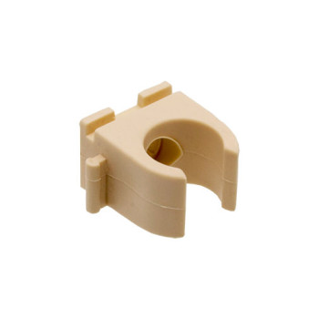 Abraçadeira clip JSL 32 mm creme para tubo VD Abraçadeira clip JSL 32 mm creme para tubo VD