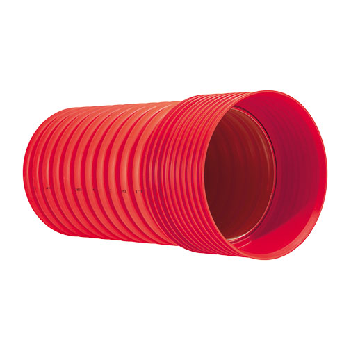 Tubo corrugado Ibotec 40 mm vermelho rolo 50 m Tubo corrugado Ibotec 40 mm vermelho rolo 50 m
