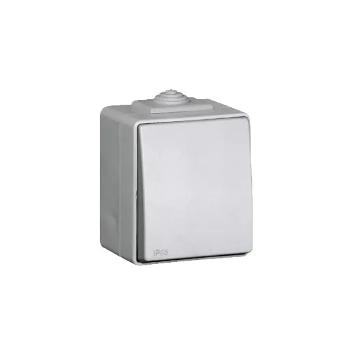 Botão basculante Efapel Série 48 cinzento