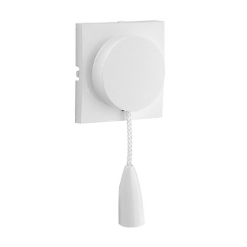 Centro Efapel Série Logus 90 branco para botão cordão Centro Efapel Série Logus 90 branco para botão cordão