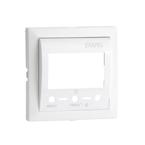Centro Efapel Série Logus 90 branco para termostato Centro Efapel Série Logus 90 branco para termostato