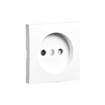 Centro Efapel Série Logus 90 branco para tomada 2P com obturador Centro Efapel Série Logus 90 branco para tomada 2P com obturador