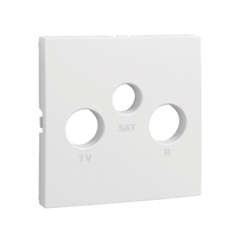 Centro Efapel Série Logus 90 branco para tomada R-TV-SAT Centro Efapel Série Logus 90 branco para tomada R-TV-SAT