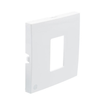 Centro Efapel Série Logus 90 marfim para tomada RJ 45 Centro Efapel Série Logus 90 marfim para tomada RJ 45