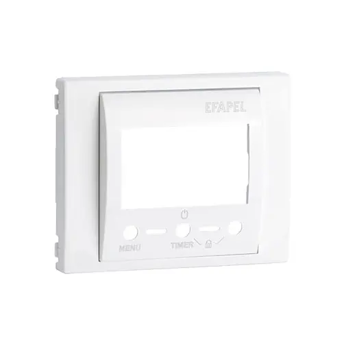 Centro Efapel Série Sirius 70 branco para termostato Centro Efapel Série Sirius 70 branco para termostato