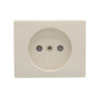 Centro Efapel Série Sirius 70 marfim para tomada 2P com obturador