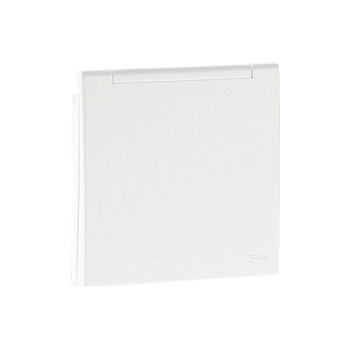 Centro schuko Efapel Série Logus 90 branco IP 44 com tampa e obturador Centro schuko Efapel Série Logus 90 branco IP 44 com tampa e obturador