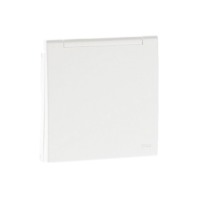 Centro schuko Efapel Série Logus 90 branco IP 44 com tampa e obturador Centro schuko Efapel Série Logus 90 branco IP 44 com tampa e obturador