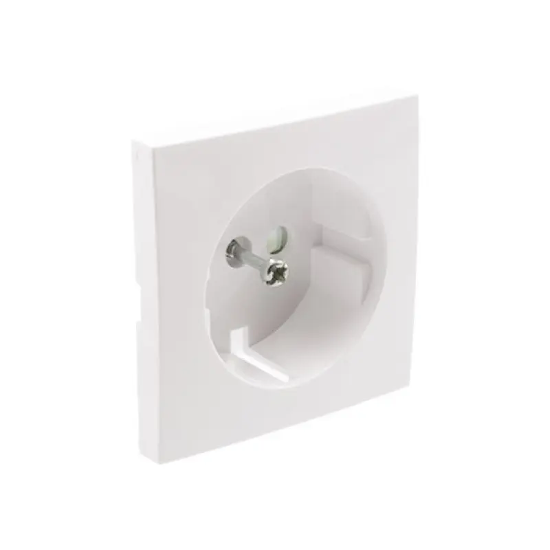 Centro schuko Efapel Série Logus 90 marfim com obturador Centro schuko Efapel Série Logus 90 marfim com obturador