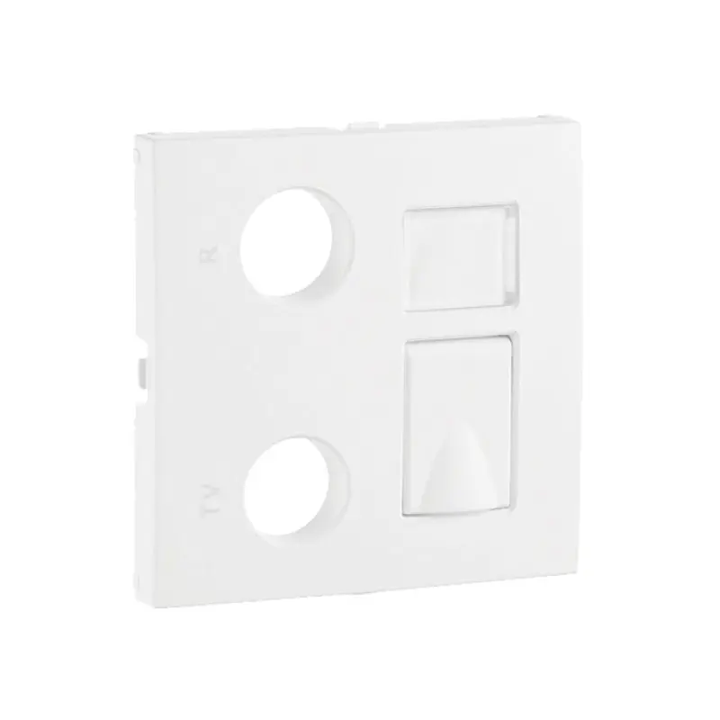 Centro tomada mista Efapel Série Logus 90 marfim R-TV-RJ 45/R-TV-RJ 45-FO Centro tomada mista Efapel Série Logus 90 marfim R-TV-RJ 45/R-TV-RJ 45-FO