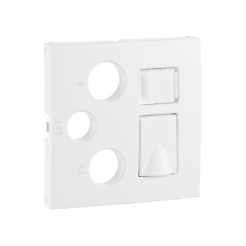 Centro tomada mista Efapel Série Logus 90 R-TV-SAT-RJ 45/R-TV-SAT-RJ 45-FO branco Centro tomada mista Efapel Série Logus 90 R-TV-SAT-RJ 45/R-TV-SAT-RJ 45-FO branco