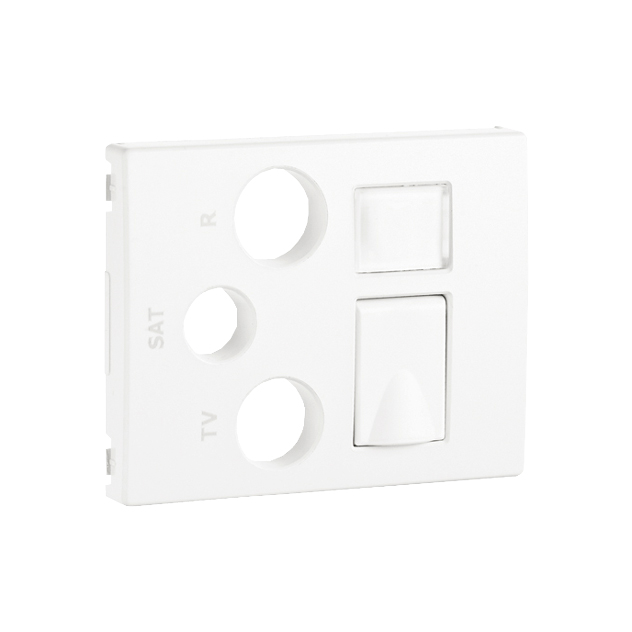 Centro tomada mista Efapel Série Sirius 70 R-TV-SAT-RJ 45/R-TV-SAT-RJ 45-FO branco Centro tomada mista Efapel Série Sirius 70 R-TV-SAT-RJ 45/R-TV-SAT-RJ 45-FO branco