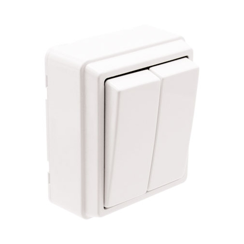 Comutador lustre Efapel Série 3700 branco Comutador lustre Efapel Série 3700 branco