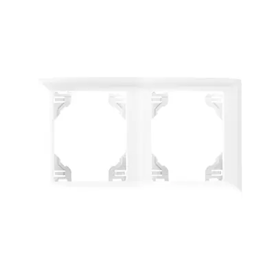 Espelho duplo horizontal Efapel Série Sirius 70 branco Espelho duplo horizontal Efapel Série Sirius 70 branco