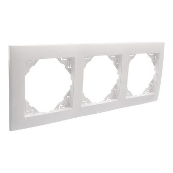 Espelho triplo Efapel Série Logus 90 branco