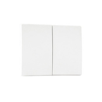 Tecla dupla Efapel Série Sirius 70 branca