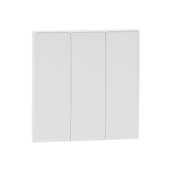 Tecla tripla Efapel Série Logus 90 branco