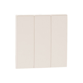 Tecla tripla Efapel Série Logus 90 marfim