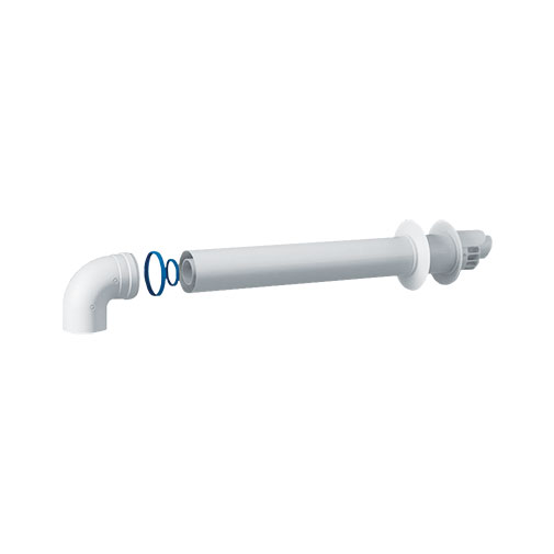 Kit gases ALU/ALU 60/100 horizontal para esquentadores estanque Riello Kit gases ALU/ALU 60/100 horizontal para esquentadores estanque Riello