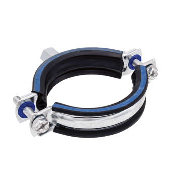 Abraçadeira isofónica Erico M8/M10 x 2.1/2" (68-78 mm) com borracha