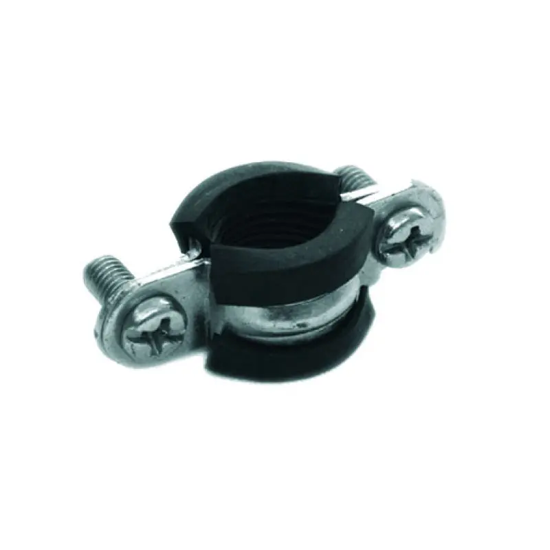 Abraçadeira isofónica M6 12 mm com borracha