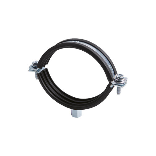 Abraçadeira M8+M10 48 mm-1.1/2" com borracha Abraçadeira M8+M10 48 mm-1.1/2" com borracha