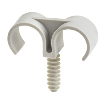 Abraçadeira plástica dupla 28 mm Abraçadeira plástica dupla 28 mm