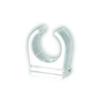 Abraçadeira simples PP 12 mm branca