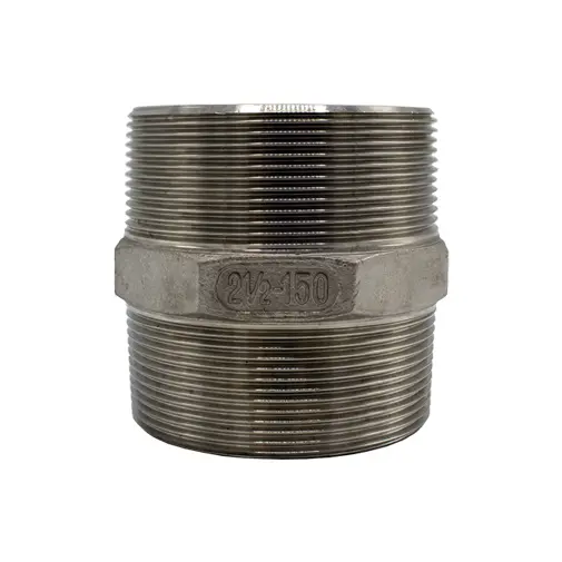 Casquilho duplo inox Atusa 2.1/2" M Casquilho duplo inox Atusa 2.1/2" M