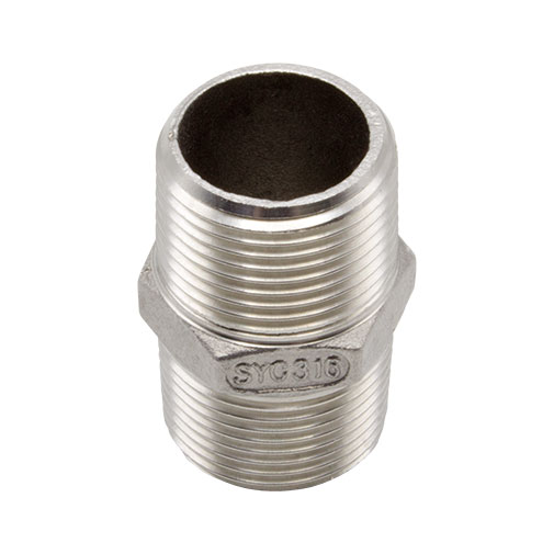 Casquilho duplo inox Atusa 3/8" M Casquilho duplo inox Atusa 3/8" M