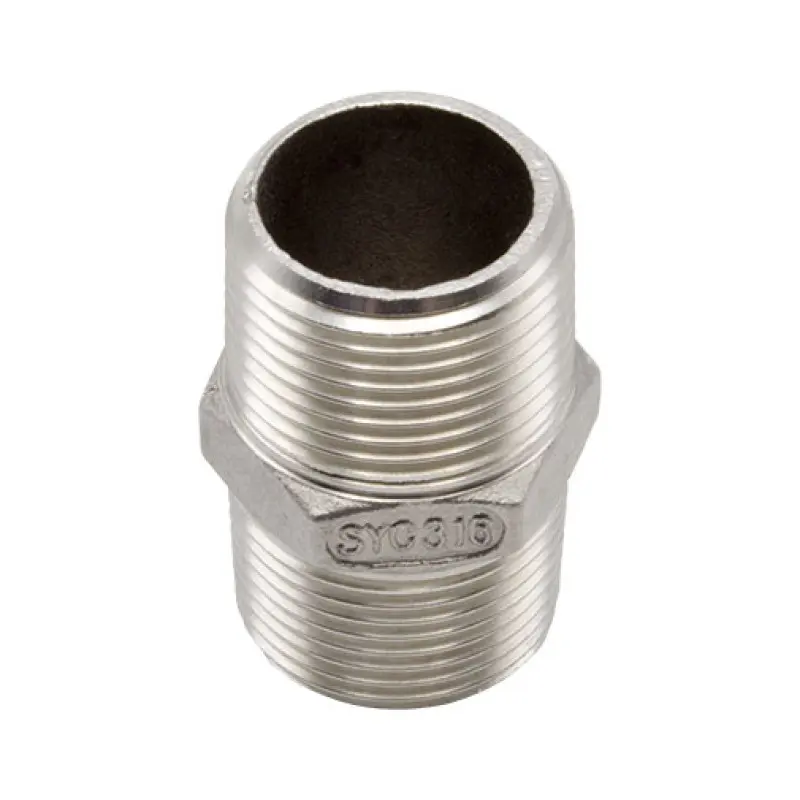 Casquilho duplo inox Atusa 3/8" M Casquilho duplo inox Atusa 3/8" M