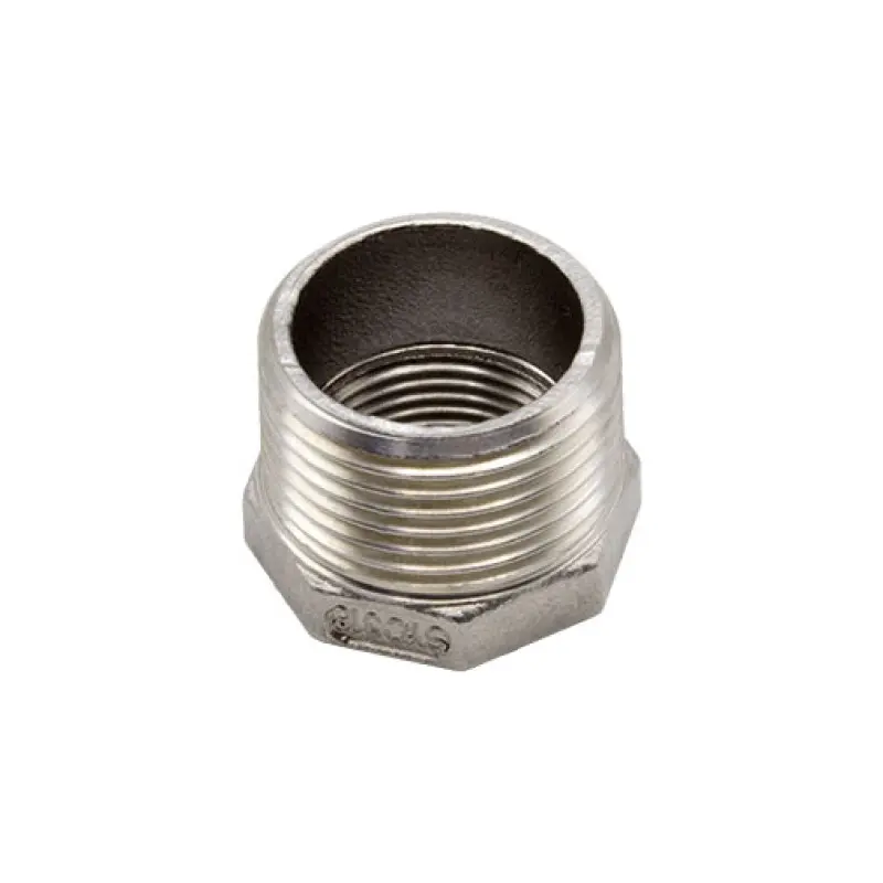Casquilho redução inox Atusa 1" M x 1/2" F Casquilho redução inox Atusa 1" M x 1/2" F
