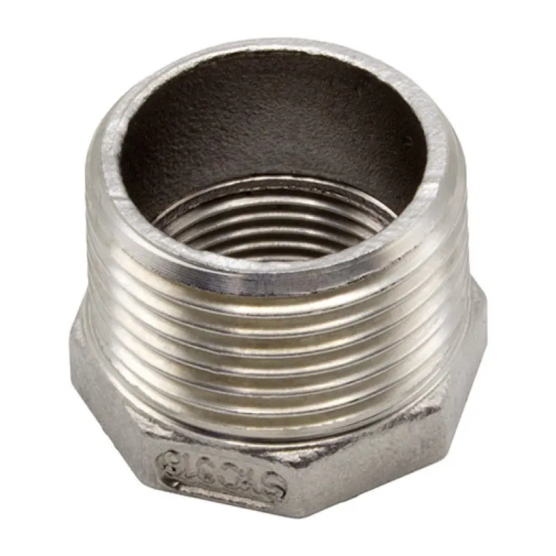 Casquilho redução inox Atusa 1" M x 3/4" F Casquilho redução inox Atusa 1" M x 3/4" F