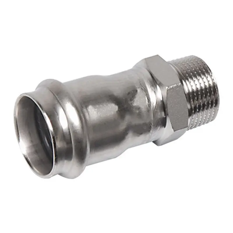 Casquilho transição press Sanha Nirosan 9243G 22 mm x 1/2" M Casquilho transição press Sanha Nirosan 9243G 22 mm x 1/2" M