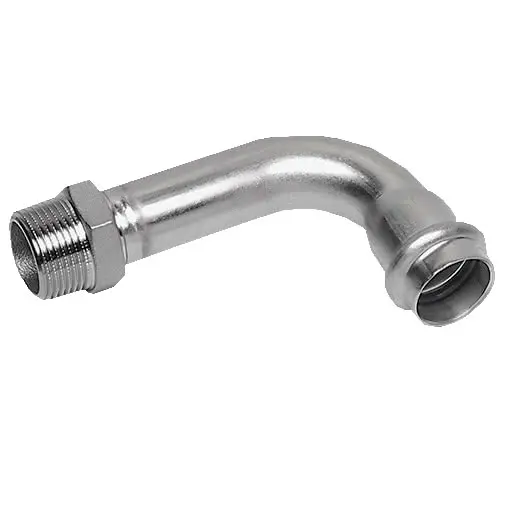 Curva pres/rosca NIR 9092G 90º15x1/2""M Curva pres/rosca NIR 9092G 90º15x1/2""M