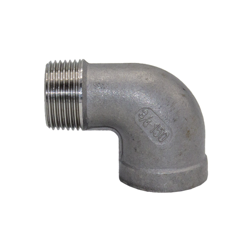 Joelho 90º inox Atusa 3/4" M/F Joelho 90º inox Atusa 3/4" M/F
