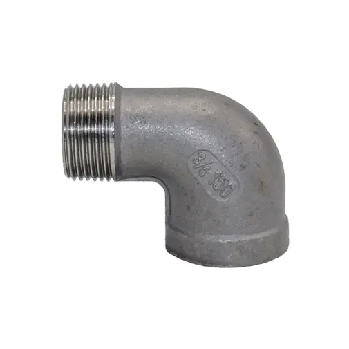Joelho 90º inox Atusa 3/4" M/F Joelho 90º inox Atusa 3/4" M/F