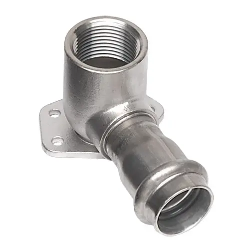 Joelho press Sanha Nirosan 9472G 22 mm x 3/4" F com pater Joelho press Sanha Nirosan 9472G 22 mm x 3/4" F com pater