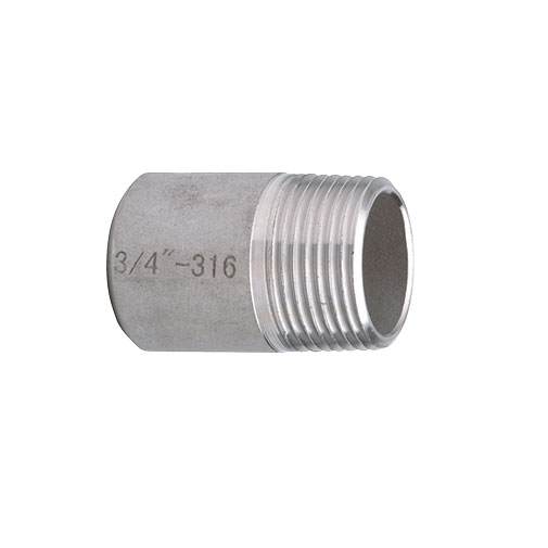 Ponteira inox Atusa 1.1/2" com rosca de 1 lado Ponteira inox Atusa 1.1/2" com rosca de 1 lado