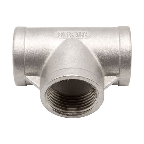 Tê simples inox Atusa 1/2" F Tê simples inox Atusa 1/2" F