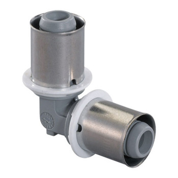 Joelho simples press Uponor 20 x 20 mm