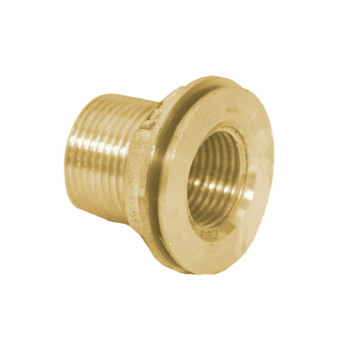 Canhão depósito latão 1" M x 3/4" F Canhão depósito latão 1" M x 3/4" F