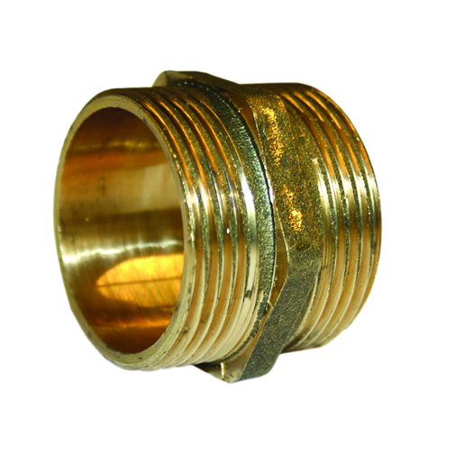 Casquilho duplo latão 3/8" MM Casquilho duplo latão 3/8" MM