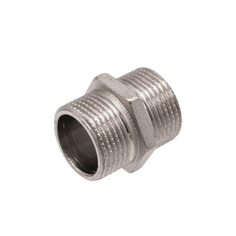 Casquilho duplo latão Eco 3/4" cromado Casquilho duplo latão Eco 3/4" cromado