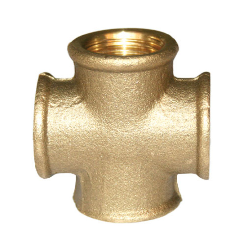 Cruzeta latão 1.1/2" F Cruzeta latão 1.1/2" F