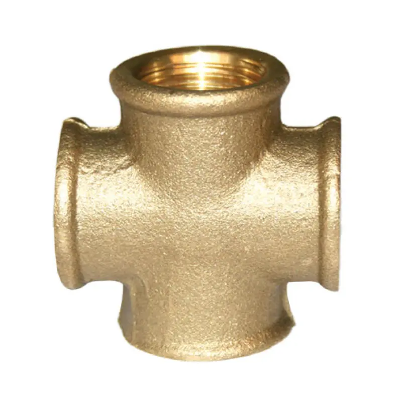 Cruzeta latão 1/2" F Cruzeta latão 1/2" F